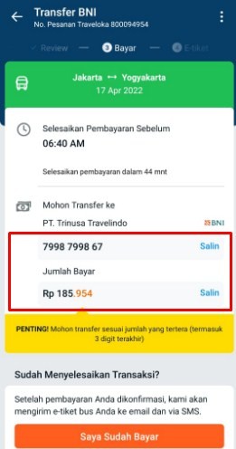 Cara Membeli Tiket Bus di Traveloka